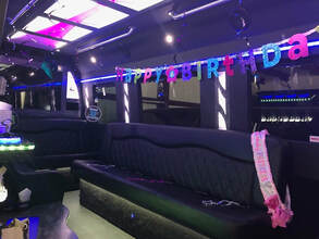 Birthday Day Party Limo Bus