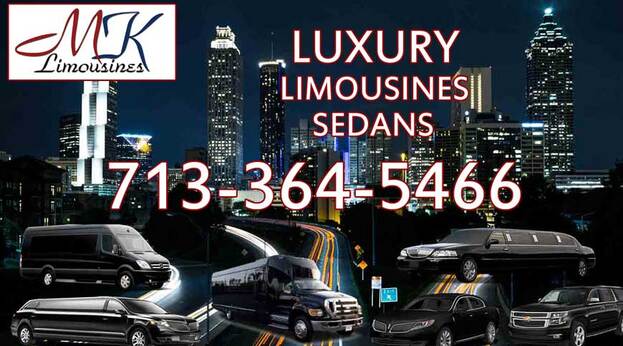 Great rates for limousines, airport car service and party bus rental for The Woodlands, Conroe, Spring, Tomball, Kingwood, Cypress, Katy areas.